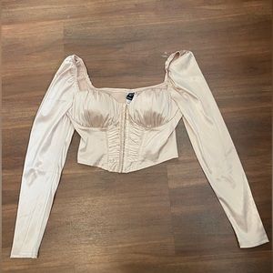Light Pink Corset Top